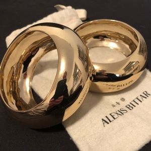 2 Alexis Bittar Gold Bracelets